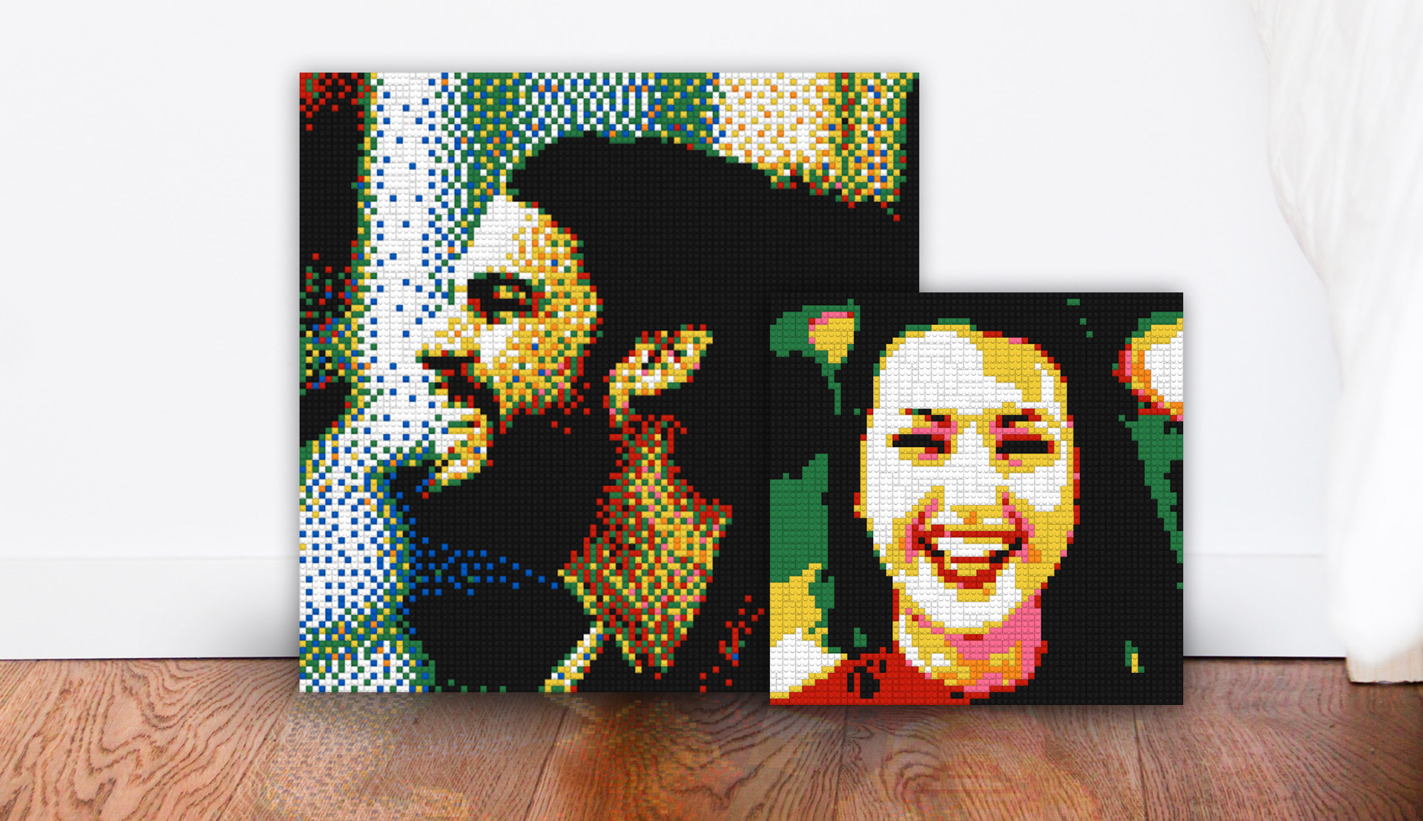 Lego picture mosaic people